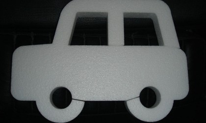 Polystyrene car