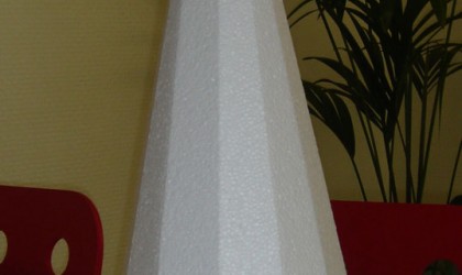 Polystyrene cone