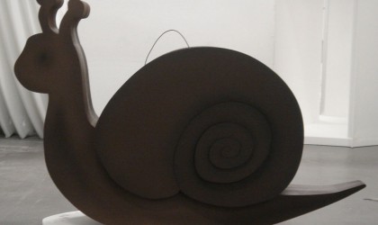 Polystyrene snail