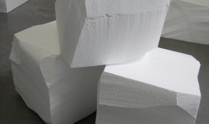 Polystyrene ice block