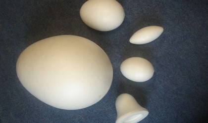 Polystyrene eggs