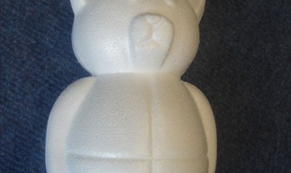 Polystyrene bear