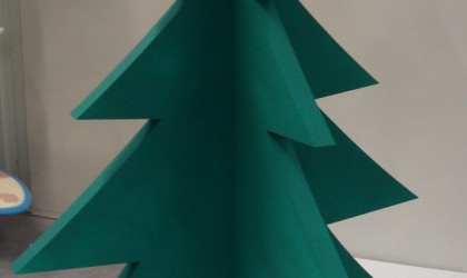 Polystyrene christmas tree