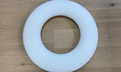 Anneau en polystyrène en 3D