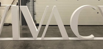 Lettres en polystyrène
